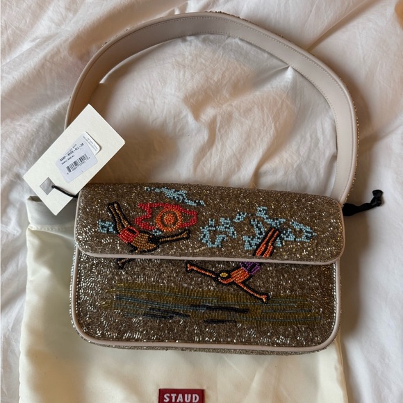 Staud Tommy Beaded Women's Bag - Picture 6 of 9